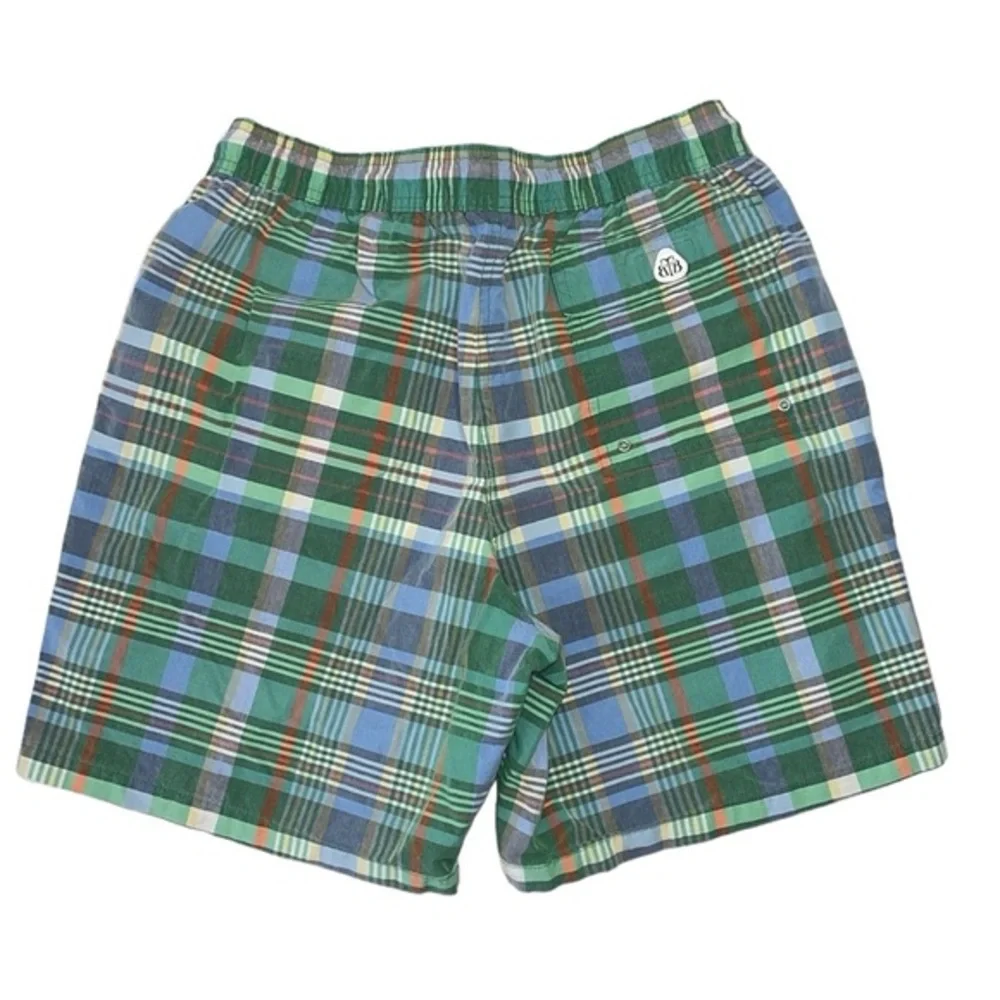 Brooks Brothers men’s Size Small plaid‎ swim trunks shorts. 7